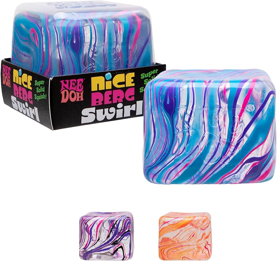 Schylling NeeDoh Nice Berg Swirl Sensory Fidget Toy