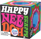 Schylling NeeDoh Happy Snappy Ball - Sensory Squeeze Toy - Air Filled Perfect Pop - 2.5" Wide - Color May Vary (Pack of 1)